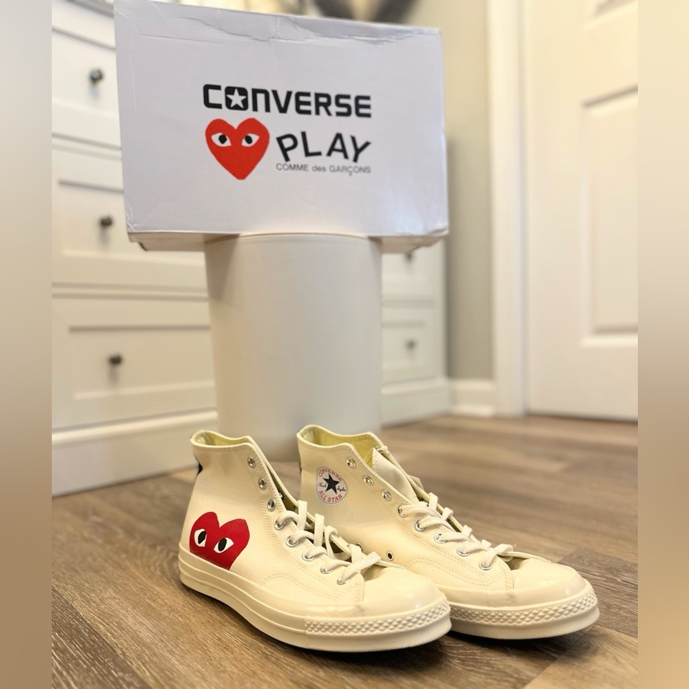 NIB Converse x Play Chuck 70 High Top Comme des Garçons